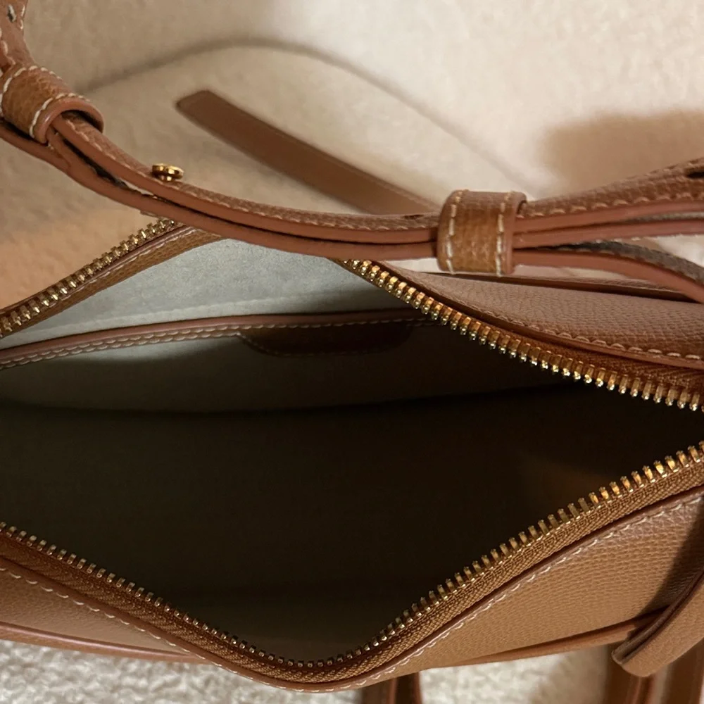 Number Ten Bag - Monochrome Camel Textured leather - Picture 6 of 8